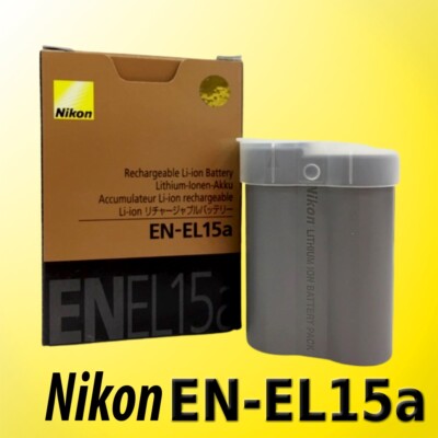 New Nikon EN-EL15A Rechargeable Battery For Nikon D7100 D7000 D800 D810 D750 Z7
