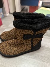 Cheetah Black Bow Slippers