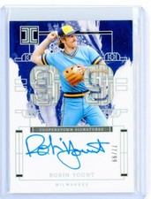 2024 Panini Impeccable ROBIN YOUNT Number Cooperstown On-Card AUTO Autograph /99
