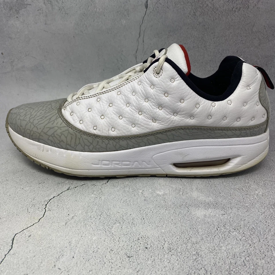 Nike Air Jordan CMFT Air XIII 13 Cuero Blanco Negro 441367-110 Talla 11.5 M Foto 2 de 4