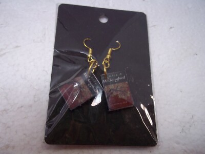 To Kill A Mockingbird Miniature Book Earrings