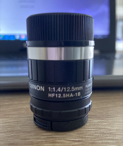 Fujinon HF12.5HA-1B Lens C-Mount 12.5mm F1.4 - NEW - Picture 3 of 3