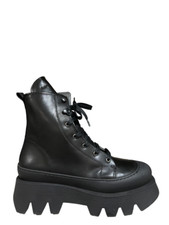 Patrizia Bonfanti Low Black Women's Boot Anne Niagara 100% Leather MADE IN ITA