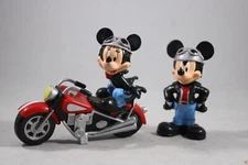 Disney Biker Mickey Mouse Figure DecoPac - Minnie Red Motorcycle