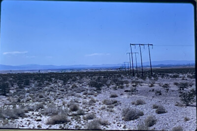 Michael Heizer  Double Negative 1991  Land Art 35mm Slide