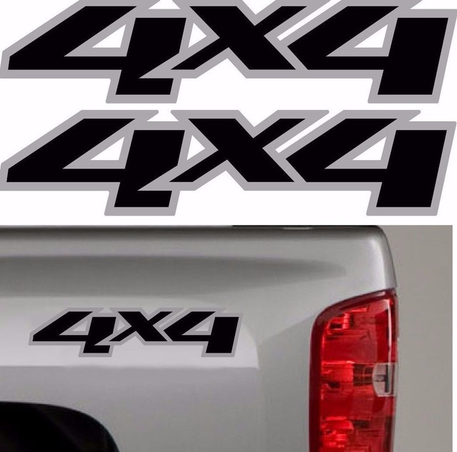 4x4 Chevy GMC Truck 1500 Sticker Vinyl Decal Chevrolet Sierra Silverado