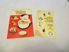 Vintage Sunbeam Deluxe Mixmaster Instructions & Recipe Book -1957