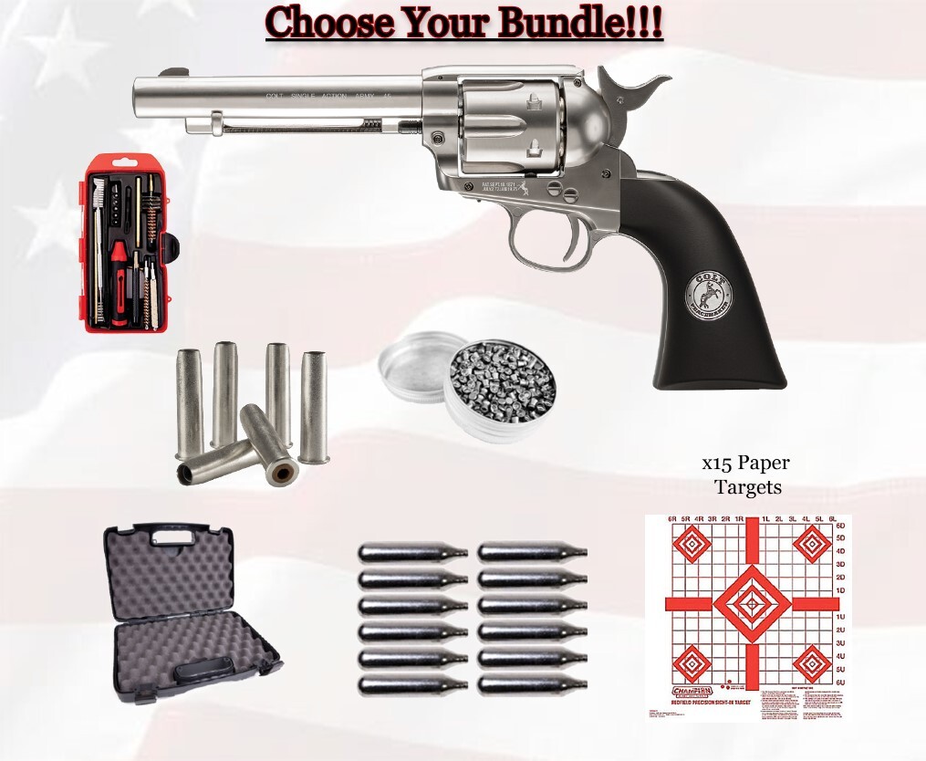 Umarex 2254051 Colt Peacemaker SAA45 CO2Pellet.177 Air Revolver w