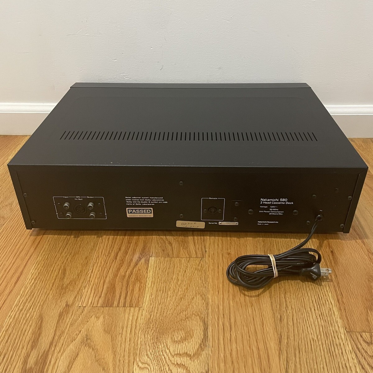 Nakamichi 580 カセットデッキ ナカミチ580修理(その1) - toby_Nakamichi's blog