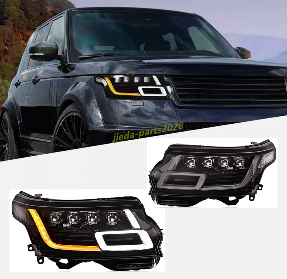 2PCS LED Matrix Headlights For Land Rover Range Rover L405 2013