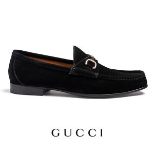 mens gucci black loafers