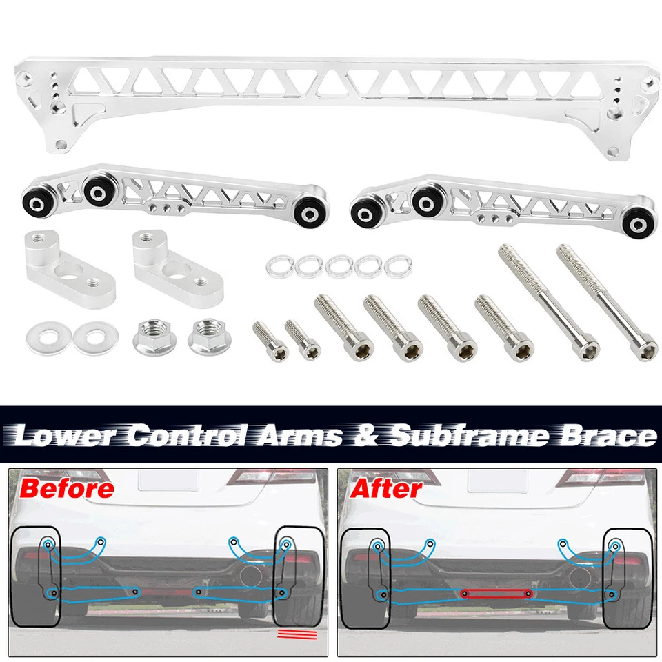 For 1992-1995 Honda Civic Acura Integra Rear Lower Control Arm Suspension Kit - Изображение 3 из 4