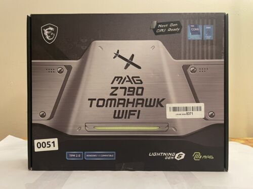 MSI MAG Z790 TOMAHAWK WIFI 1700 Z790 DDR5 S-ATA 6Gb/s/ ATX ( Untested ) - Picture 1 of 6