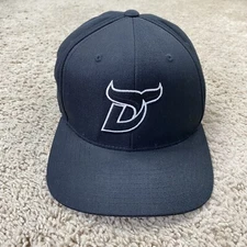 The Classics Yupoong Hat D Dolphin Tail Black Snapback Cap - Green Under Bill