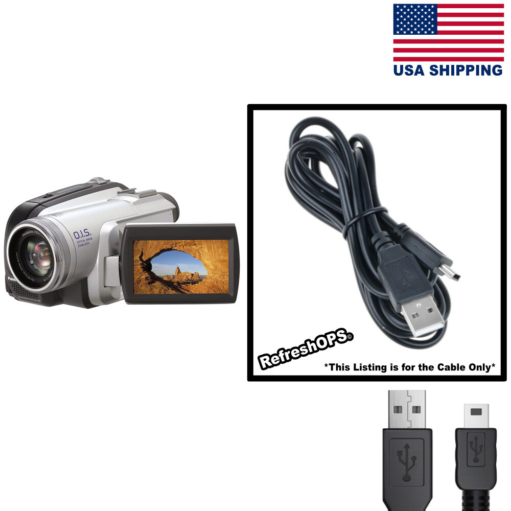 Panasonic PVGS250 MiniDV Camcorder USB Cable Transfer Cord Replacement