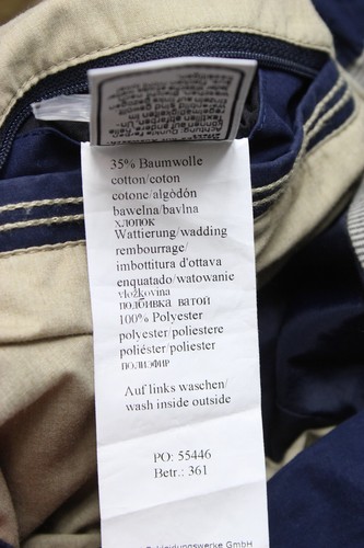 Camel Active Chaqueta de Hombres (Eu) 50 Cremallera Capucha Alternar Ligero Azul - Imagen 11 de 16