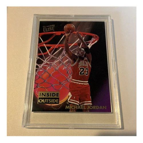 Fleer Ultra 1993-94 Michael Jordan Inside Outside #4 Chicago Bulls NBA Card