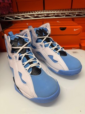 Nike Men's Jordan True Flight Shoes UNC White Blue 342964-140 | eBay