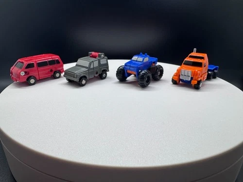 Transformers G1 1989 Micromaster Off Road Patrol 100% Complete Set Vintage