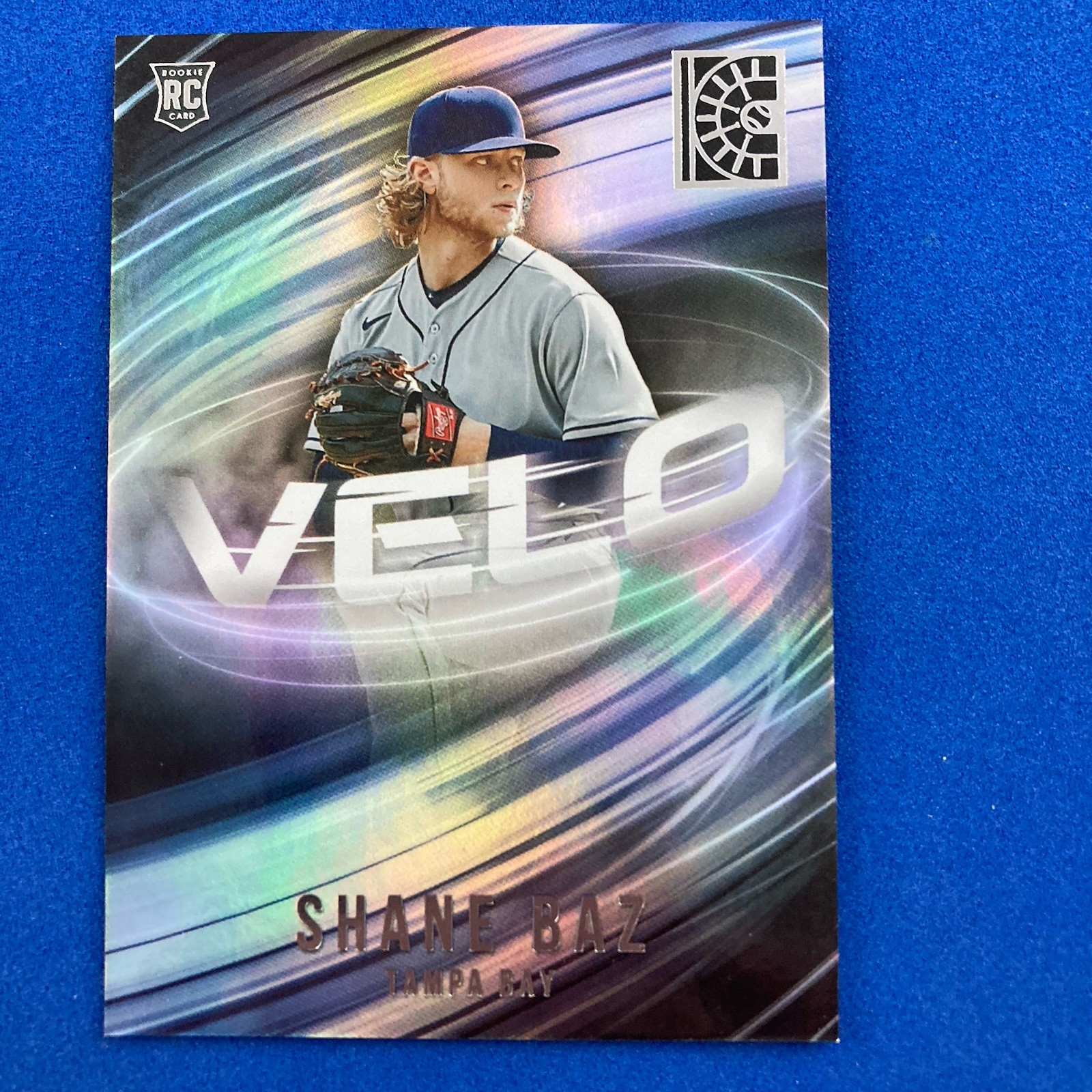 Shane Baz 2022 Panini Capstone Velo Insert Rookie #V-4 MLB Tampa Bay Rays