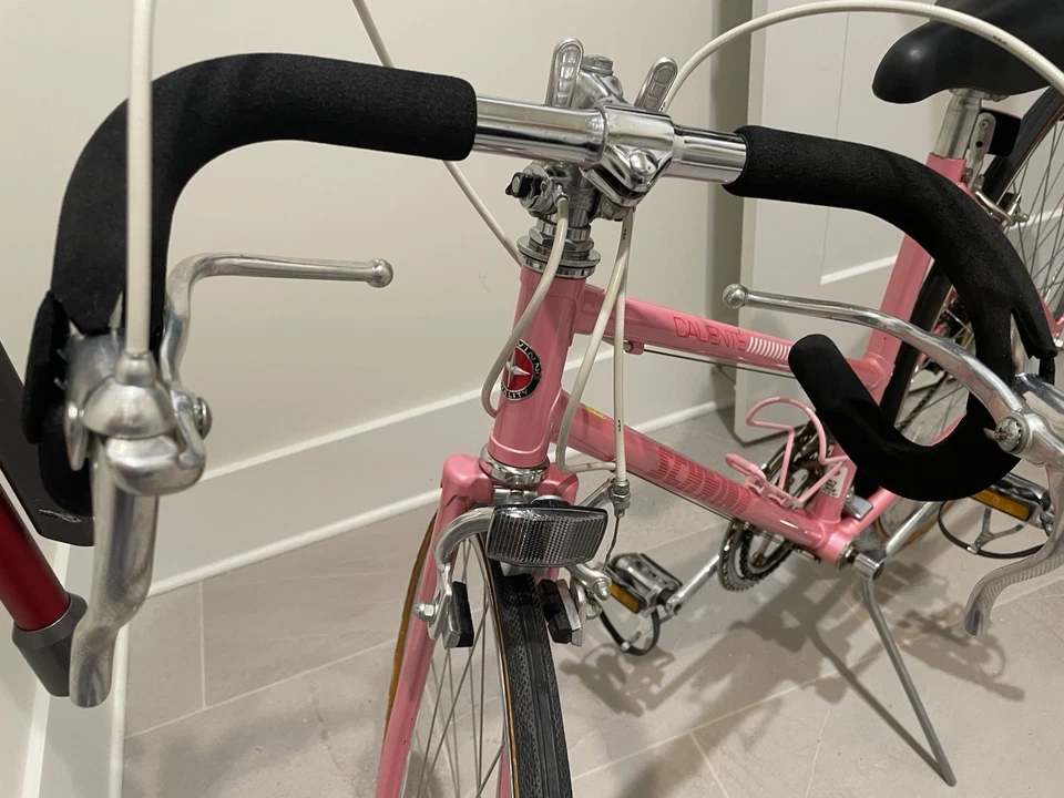 Cuadro Schwinn Caliente 17" de colección, rosa, bicicleta de 12 velocidades totalmente original, único dueño Foto 3 de 4