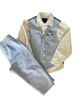 Nautica Baby Boy 2T Oxford Vest Set Light Blue