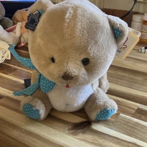 Applause Toby Teddy Plush Stuffed Animal Bear #2193 1984 Small (6-14 in)