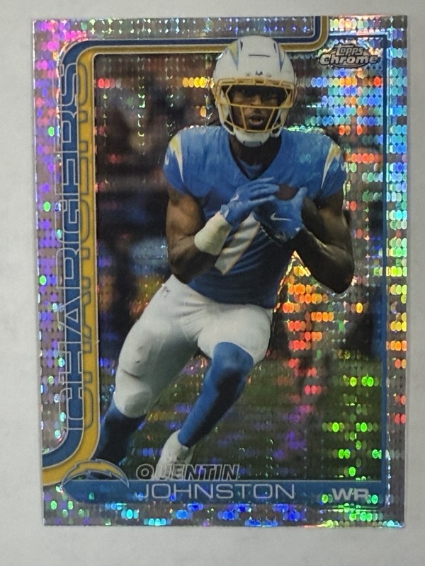 Topps 2024 Chrome Refractor Rookie Quentin Johnston Allen Jr McLaurin Lot 3