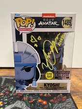 Funko pop firmado por JSA Yvonne Chapman! Figura de vinilo: ATLA Kyoshi #1489 (GITD EE)
