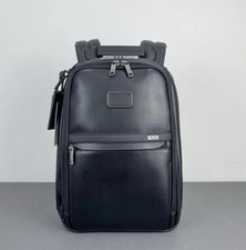 TUMI ALPHA Slim Backpack Black Genuine Leather New Japan NEW