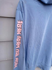 PINK FLOYD Wish You Were Here tour sz 2XL (mkd XL) Blue Hoodie Sweatshirt GUC — photo 5