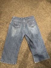 Women's Gloria Vanderbilt Amanda Capri blue jeans size 14