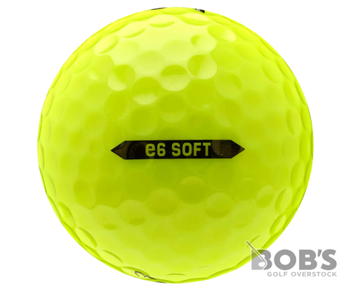 NEW Bridgestone e6 Soft Golf Balls ~ Optic Yellow ~ 1 Sleeve (3 Balls) - Picture 3 of 3