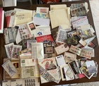 Foreign &  US stamp collection First Day Covers Postcards Supplies, Etc