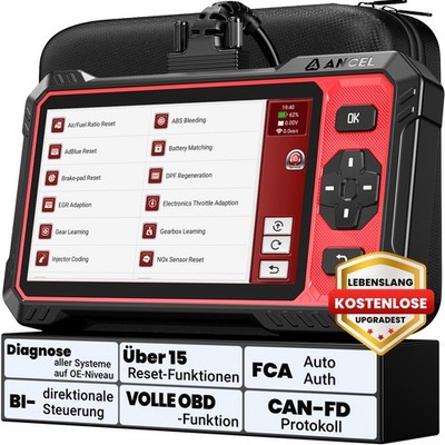 2026 ANCEL DS410 Lite Profi KFZ OBD2 Diagnosegerät Scanner ALLE SYSTEM CAN FD