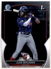 2023 Bowman Chrome Prospects Juan Benjamin RC Cleveland Guardians #BCP-151