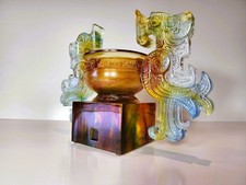 RARE LIULI Crystal “Grace of the Phoenix Ding” LTD 127/420 SIGNED MUSEUM QUALITY