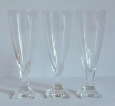 PEILL & PUTZLER GLAS SERIE KARAT 3 SEKTGLÄSER SEKTFLÖTEN H 16,5 CM W. WAGENFELD