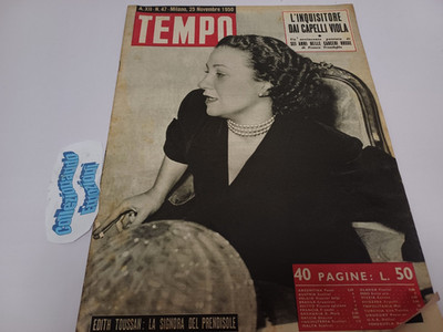 TEMPO 47 1950 - Edith Toussan - Ivan Koniev - Clark Gable