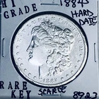 1884 S MORGAN SILVER DOLLAR HI GRADE GENUINE U.S. MINT RARE KEY COIN 8923