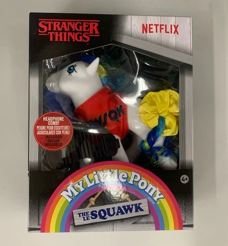 My Little Pony x Stranger Things The Squawk Pony Headphone Comb Netflix Sealed