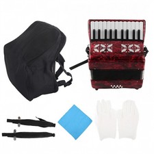 Piano Accordion Beginner-Friendly Accordion with Bag Compact for Music Lessons