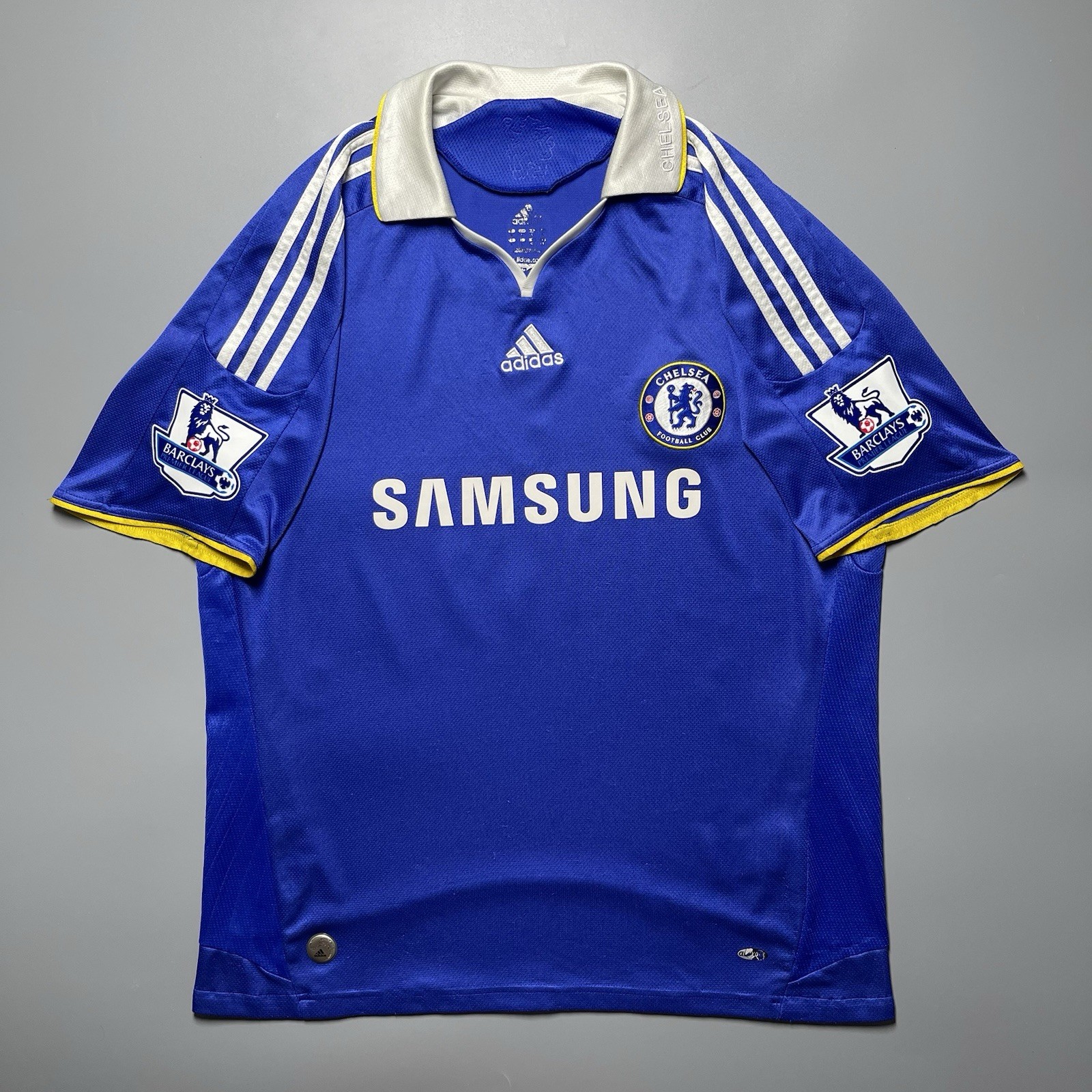 CHELSEA ADIDAS 2008/2009 FOOTBALL HOME JERSEY #18 QUARESMA SIZE “L” 656133