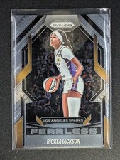 2025 Panini Prizm WNBA Rickea Jackson Fearless #2 Los Angeles Sparks Insert