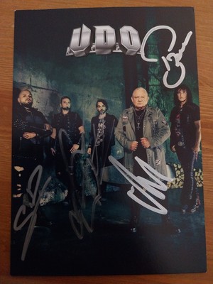 Udo Autogramm Signiert Udo Dirkschneider