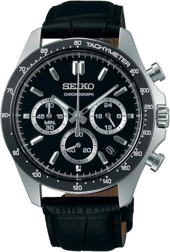 【美品・正常稼働】SEIKO SBTR021 クロノグラフ ブレス訳あり Seiko Spirit Men's Black Watch - SBTR021 for sale online | eBay