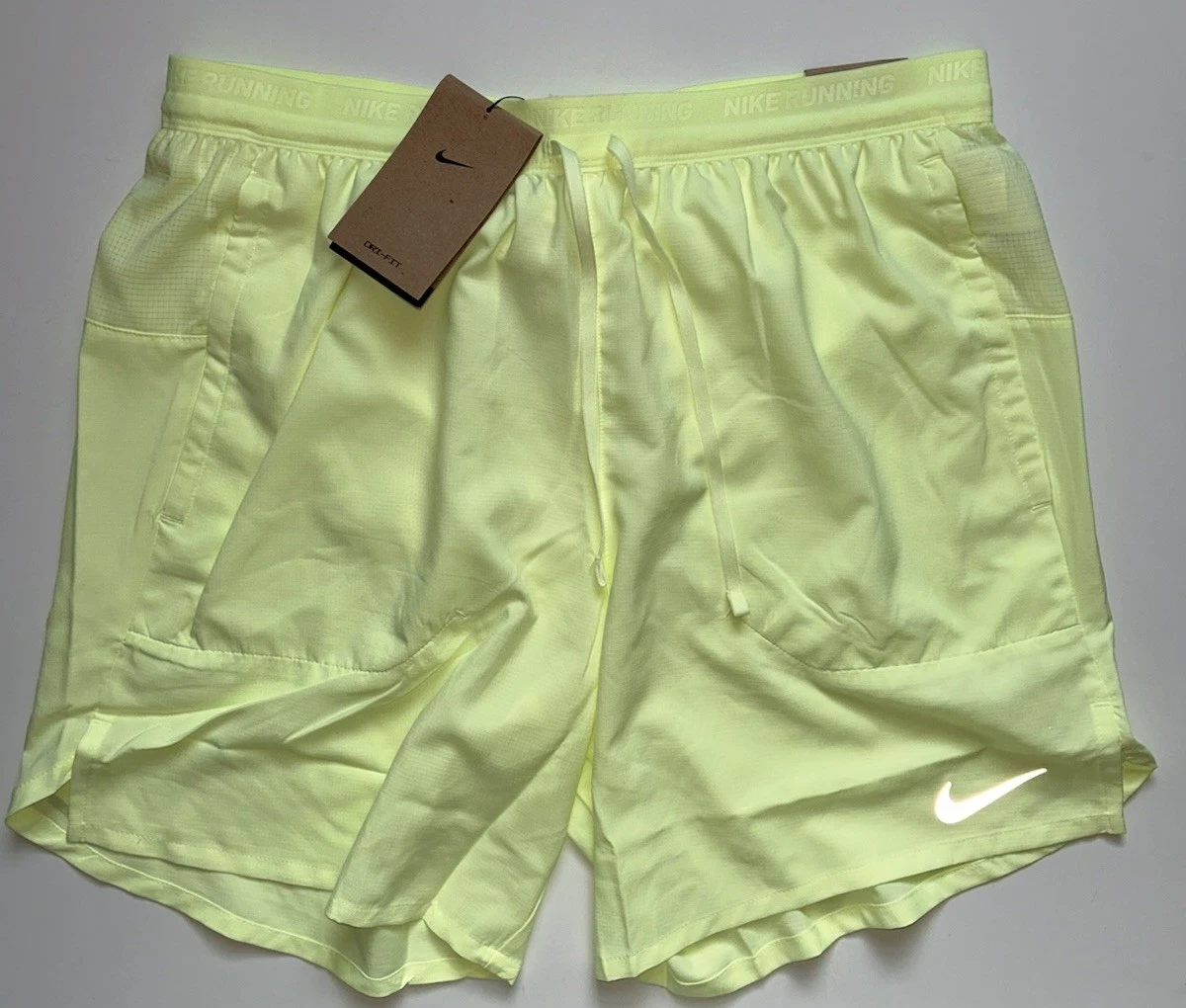 Nike Stride 7" Brief Lined Running Training Shorts DM4761-701 • Men's M