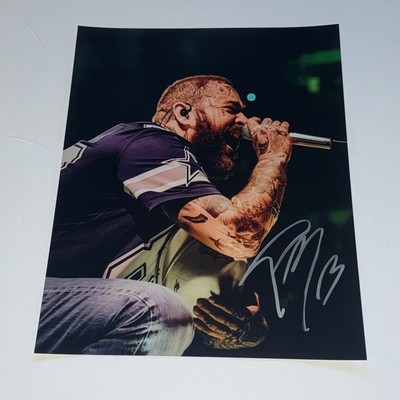 Post Malone Autographed Live Concert 11x14 Photo