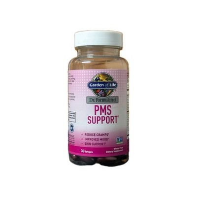 Garden of Life Dr.Formulated PMS SUPPORT REDUCE CRAMPS IMPROVED MOOD SKINSUPPORT