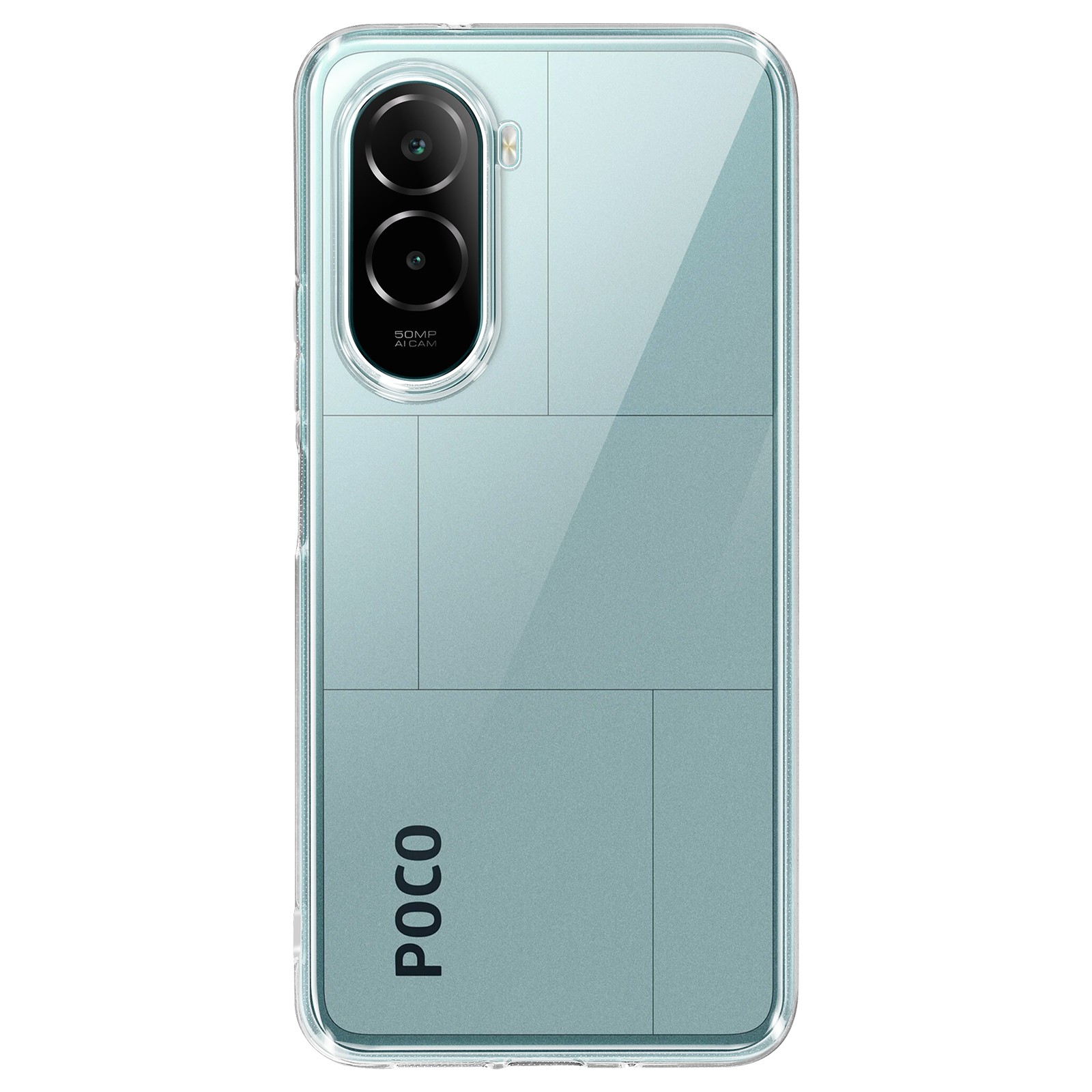 Coque Xiaomi Poco M7 4G Mayaxess en silicone souple transparent